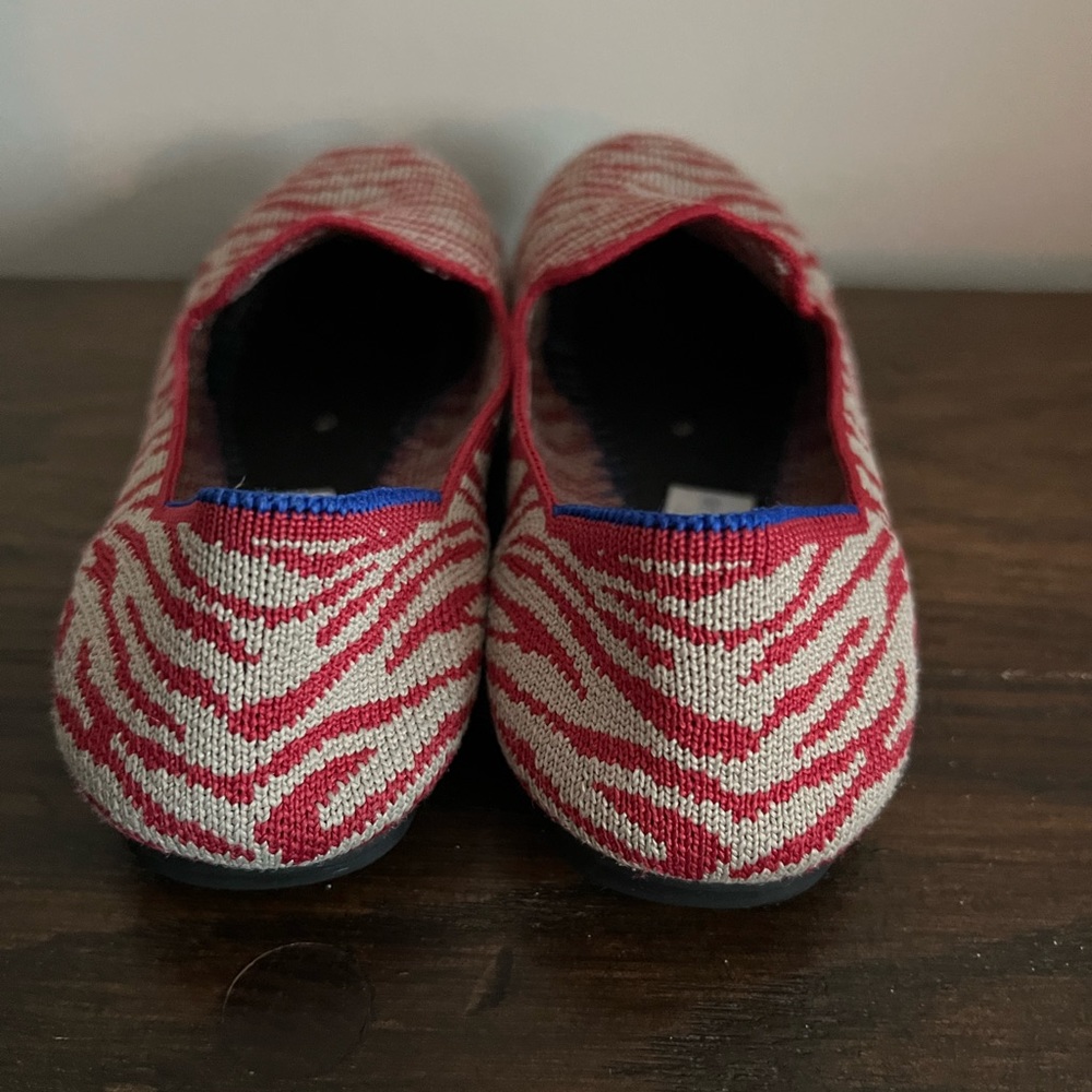 Kids Zebra Rothys (K13) - Picture 4 of 10